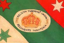 Bandera Original del Ejercito Trigarante Bandera del Ejercito Trigarante