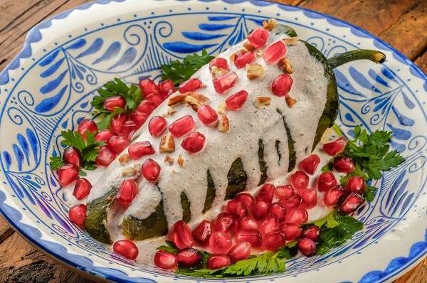Chiles en nogada sin capear Chiles en Nogada sin capear