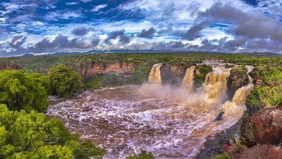 Cascadas el Saltito, río Tunal nombre-de-Dios